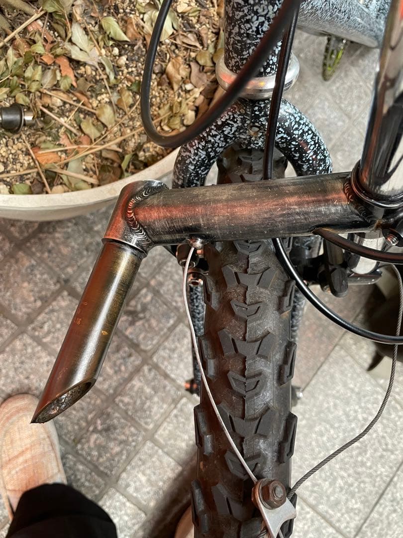 80s 90s old nitto クロモリ スレッド ステム raw カラー