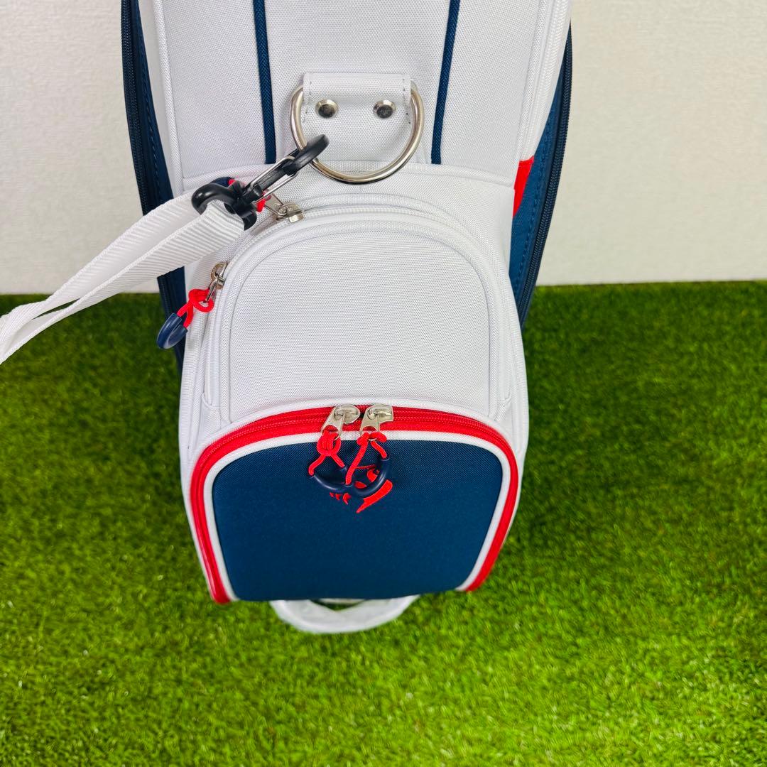 エンジェル【新品】ルコックゴルフ キャディバッグ 白