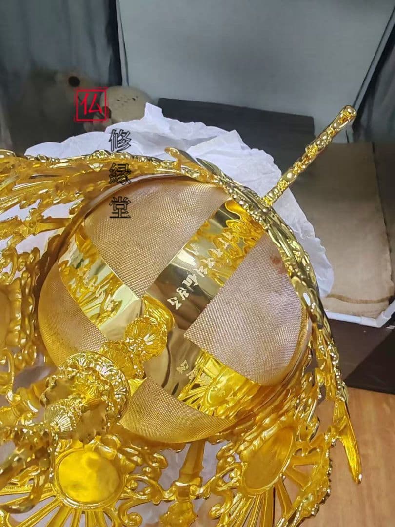 【修縁堂】密教法具 真言宗 法器 五仏冠