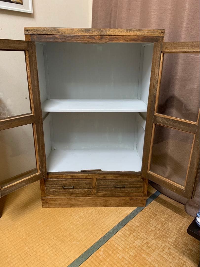 ※引き取り限定、アンティーク家具　古家具　キャビネット　古民家