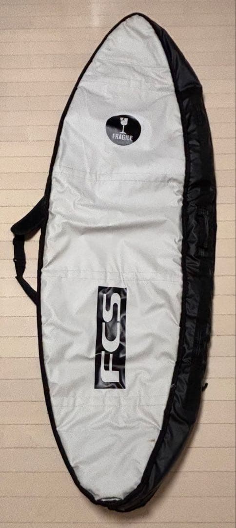 FCS TRAVEL 1 SURFBOARD COVER 6.3 黒ハードカバー