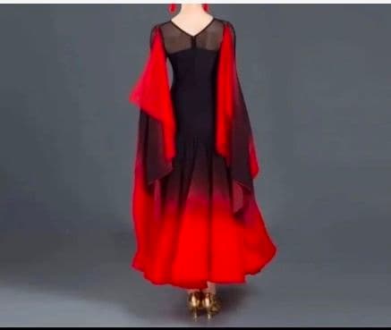 社交ダンスドレス 競技 スタンダード ワンピース 社交ダンス衣装