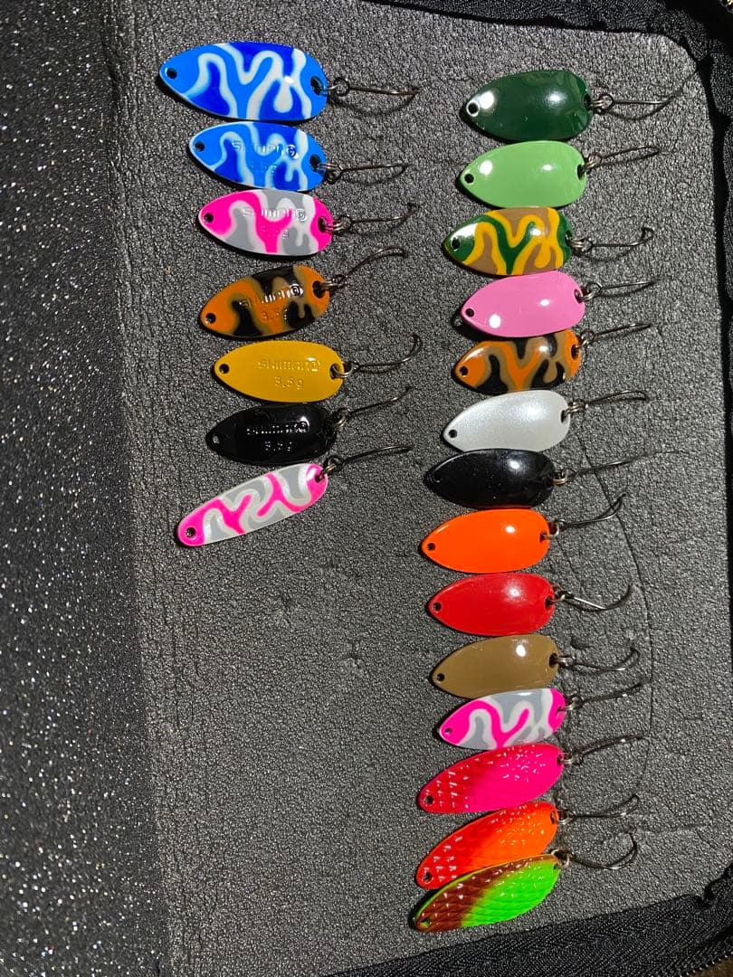 エリアトラウト引退　ウォーターランドスプーン97枚他17枚　114枚セット