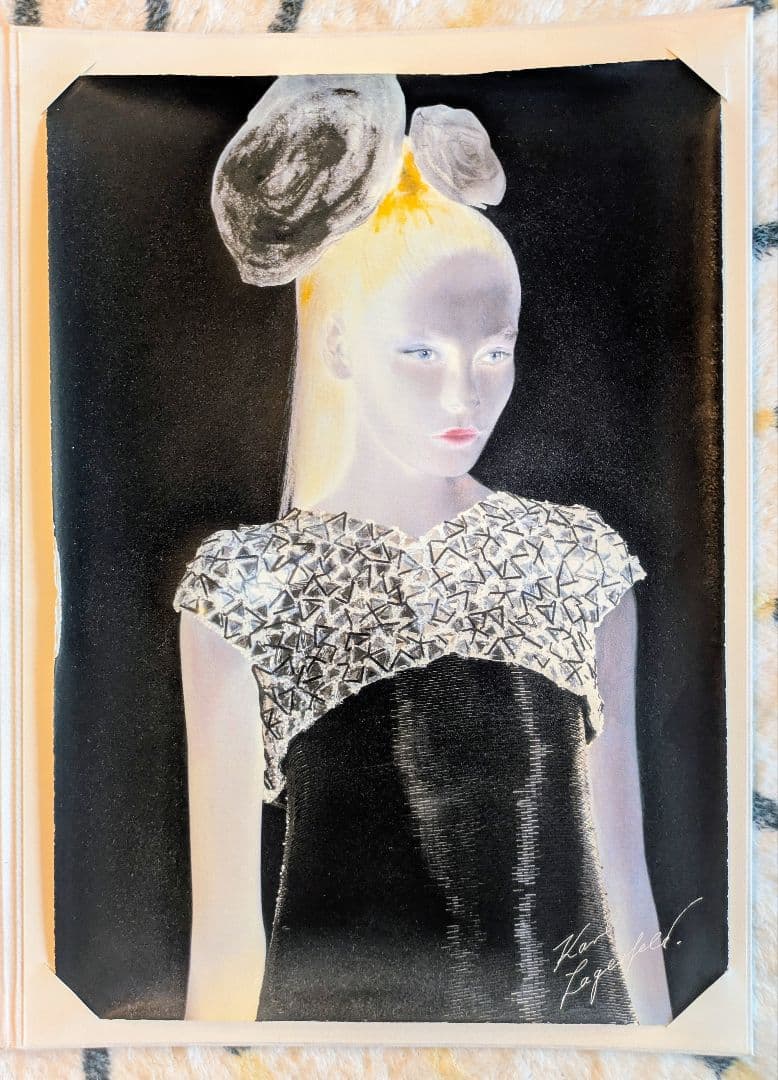 ​【希少/非売品】シャネル 銀座 5周年記念 カール・ラガーフェルド アート