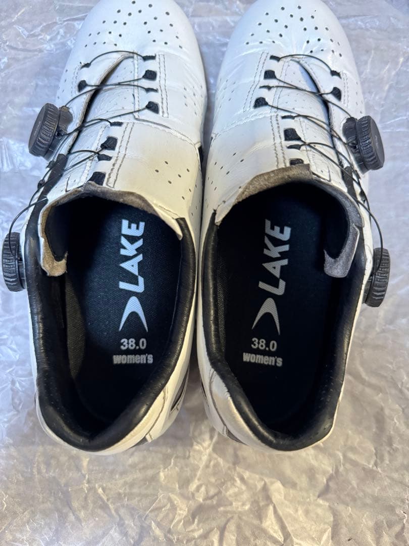 LAKE333ビンディングシューズ 38.0 ホワイト