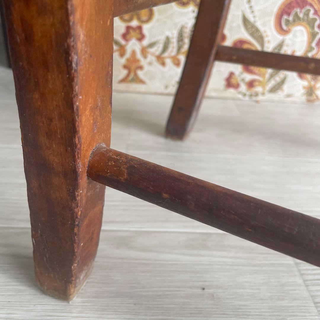 アンティーク/イギリス製/子供用/椅子/木製