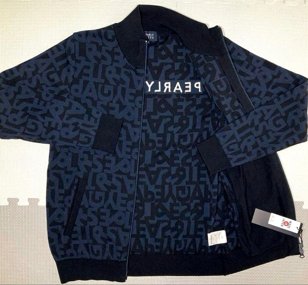 パーリーゲイツ ランダムロゴ フルジップニットブルゾン（D.NAVY／5）