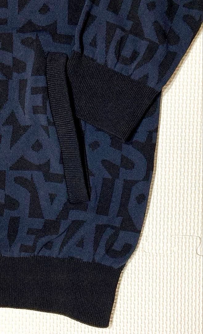 パーリーゲイツ ランダムロゴ フルジップニットブルゾン（D.NAVY／5）