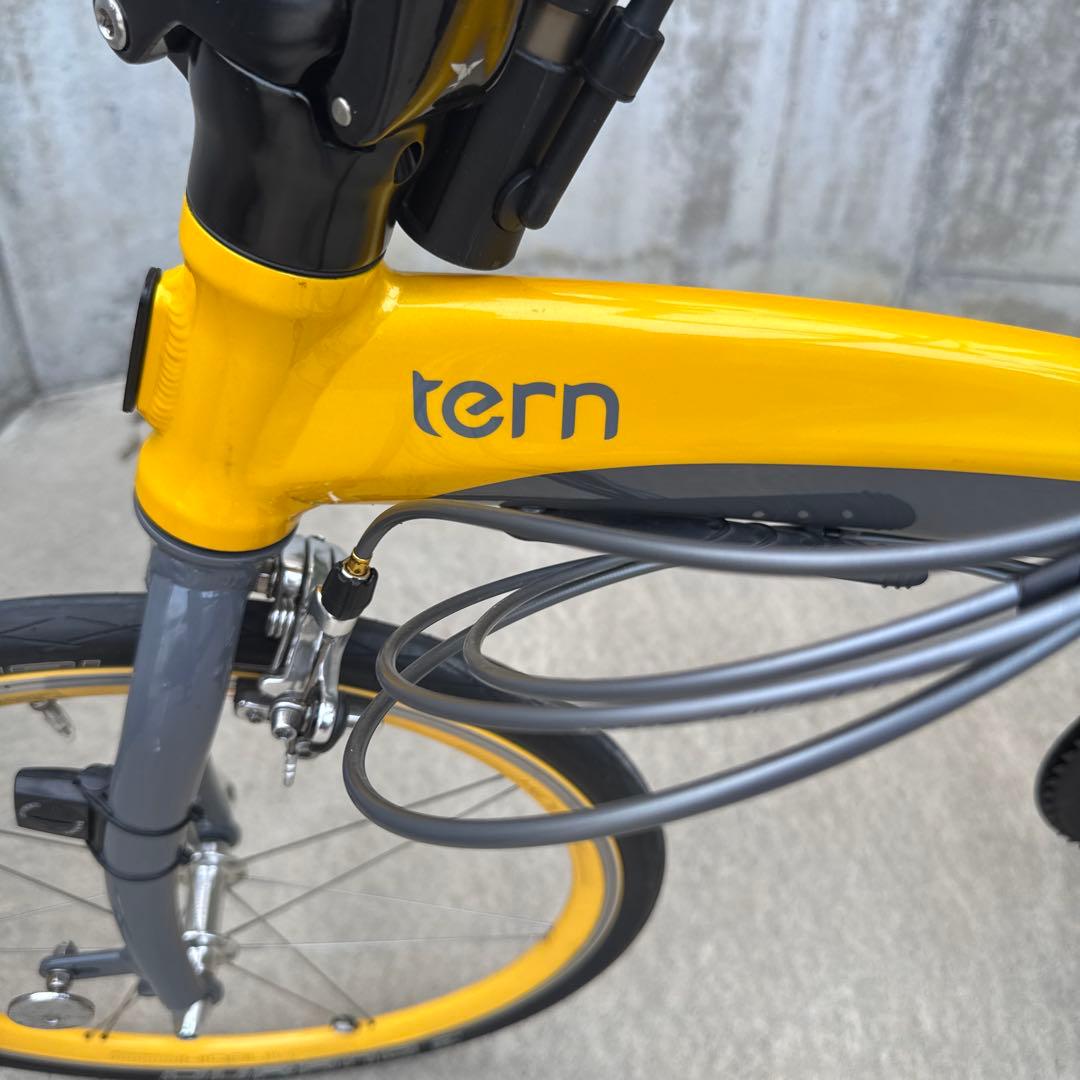 tern 折りたたみ自転車 イエロー/グレー　VERGE x30h
