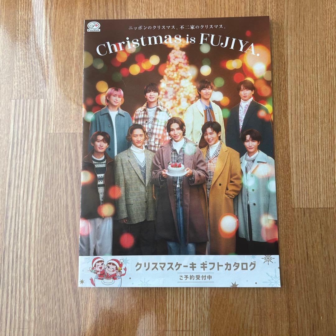 不二家　 Man 2025 オリジナルクリスマスプレート　皿　フライヤー