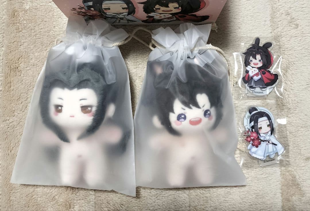 魔道祖師 KAZE 10cm ぬいぐるみ(骨なし)・アクリルスタンド