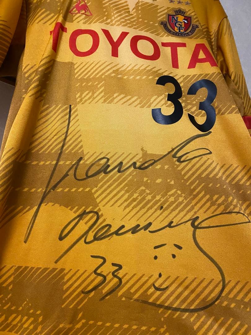 レアンドロドミンゲス　名古屋グランパス　ユニフォーム　正規　Jリーグ　サイン入り