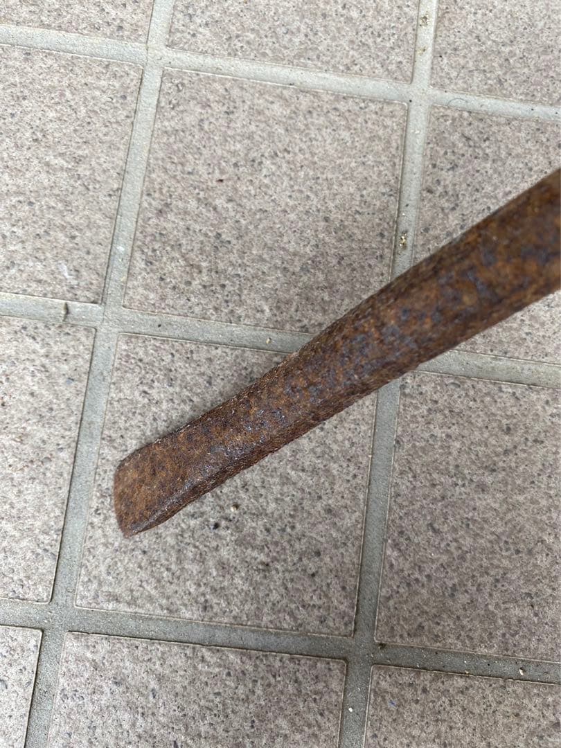 ロングバール・釘抜き ・レトロ&アンティーク ・鉄製