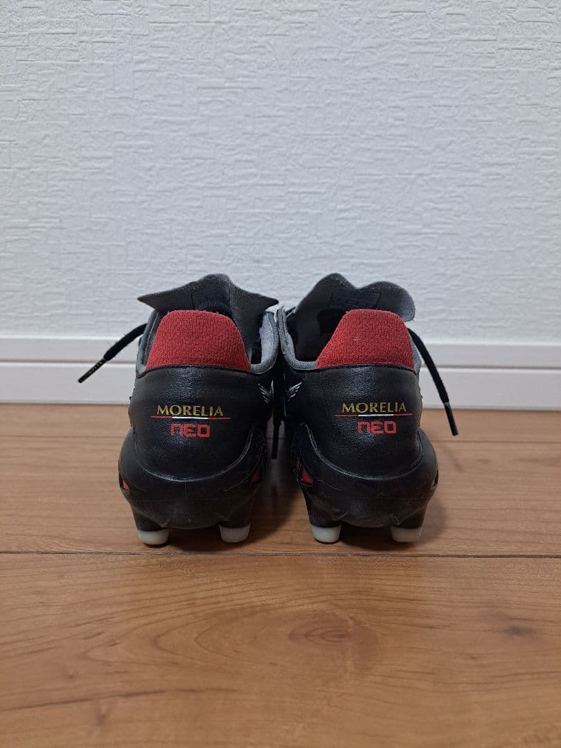 Mizuno サッカーシューズ 黒/赤24.0