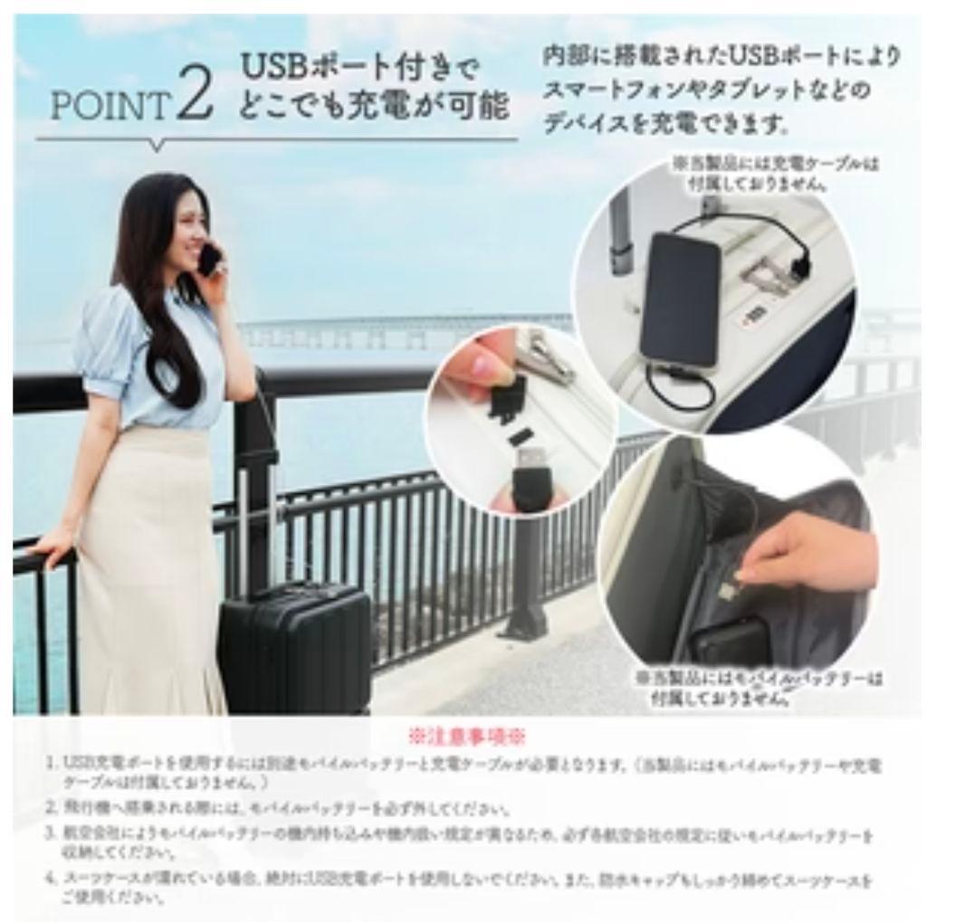 【新品・未使用品】スーツケース 　キャリーケース Mサイズ　グリーン　★★大人気