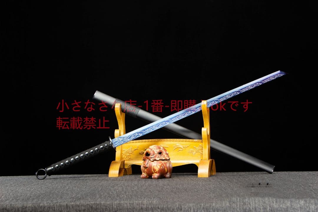 ブルーフレームリングトップナイフ 武具 刀装具 日本刀 唐剣 模擬刀 居合刀