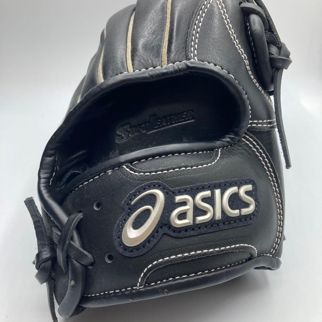 美品　3回使用のみ　asics アシックス グローブ 軟式大人用 外野手　右投げ
