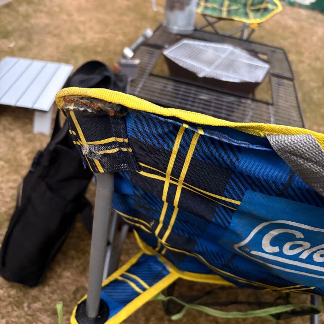 Coleman キャンプチェアと焚き火台セット　※追加あり