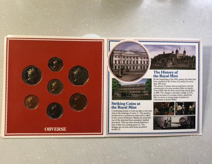 イギリス　硬貨セット　1985年