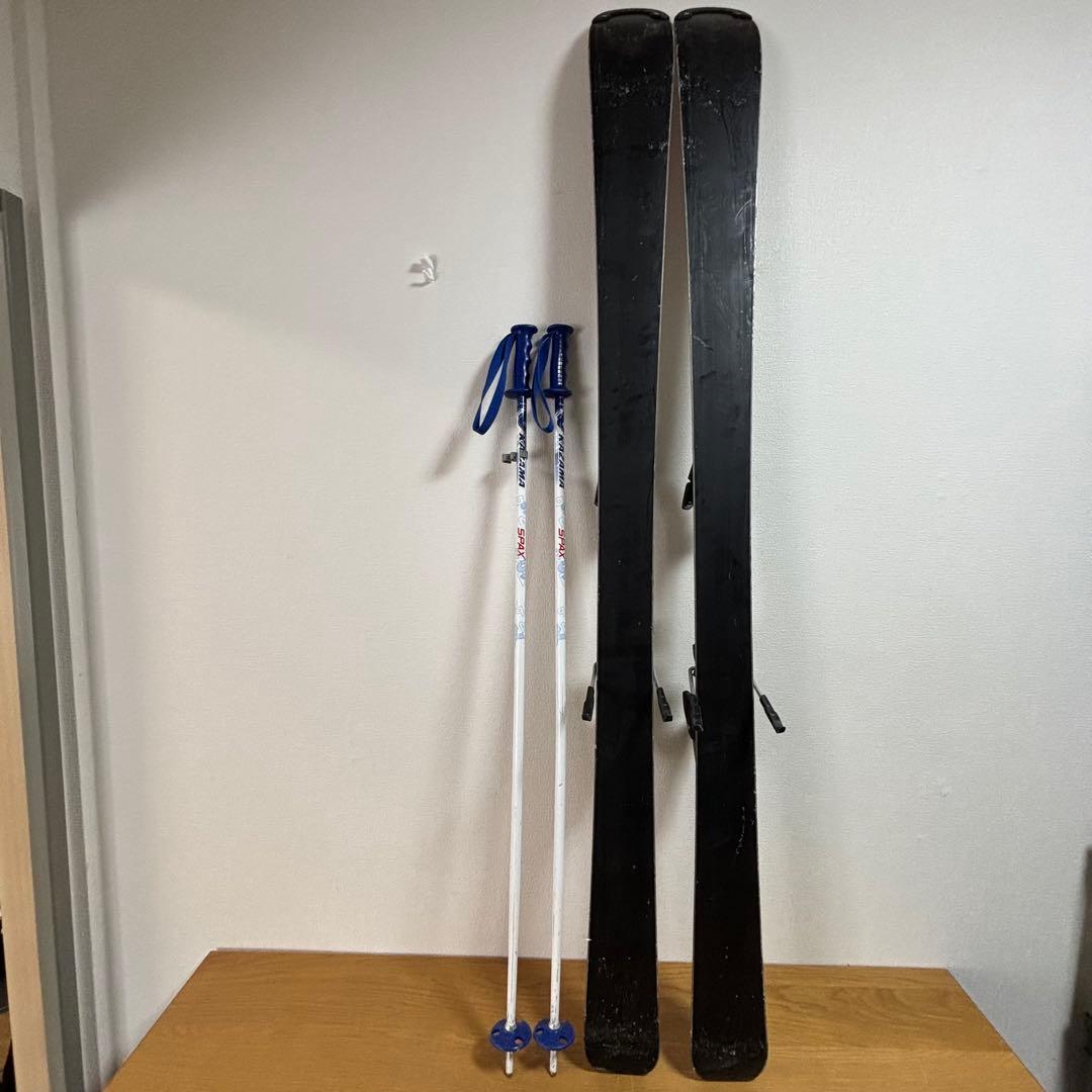 スキー3点セット初心者おすすめ　メンズ　25cm BLIZZARD ストック付