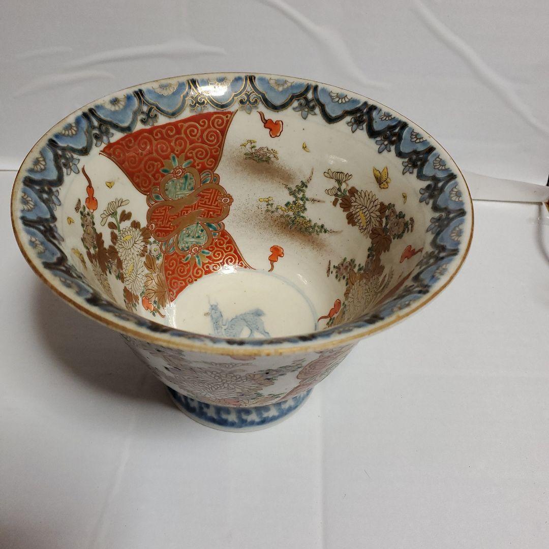 伊万里色絵深鉢