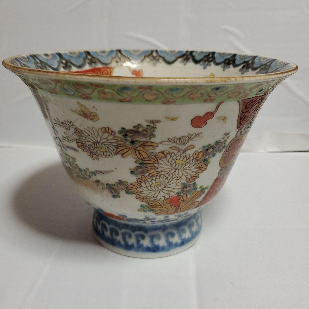 伊万里色絵深鉢