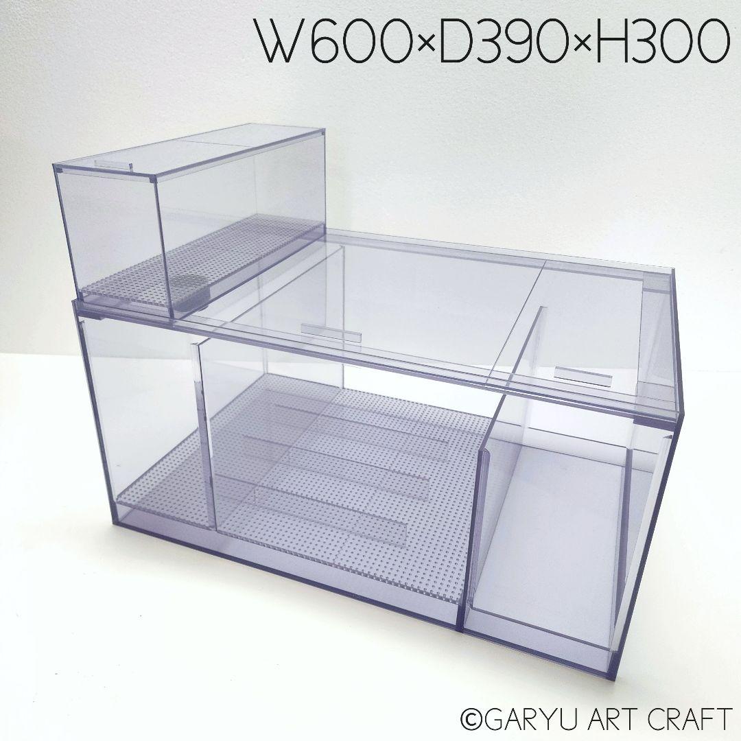 □国産3層式濾過槽□600×390×300H□オーバーフロー水槽用□