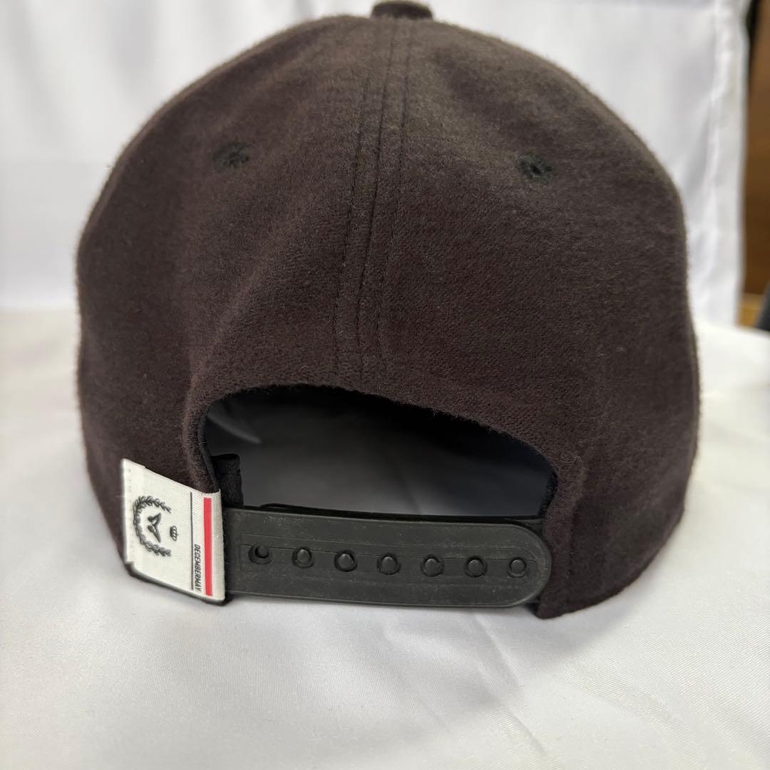 【美品/希少モデル】DECEMBERMAY キャップ 秋冬 ワッペン 起毛