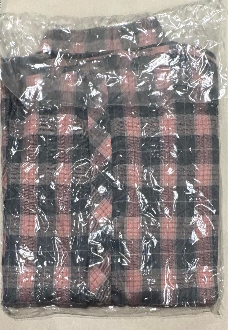 岩岡徹 COMFY チェックシャツ レッド