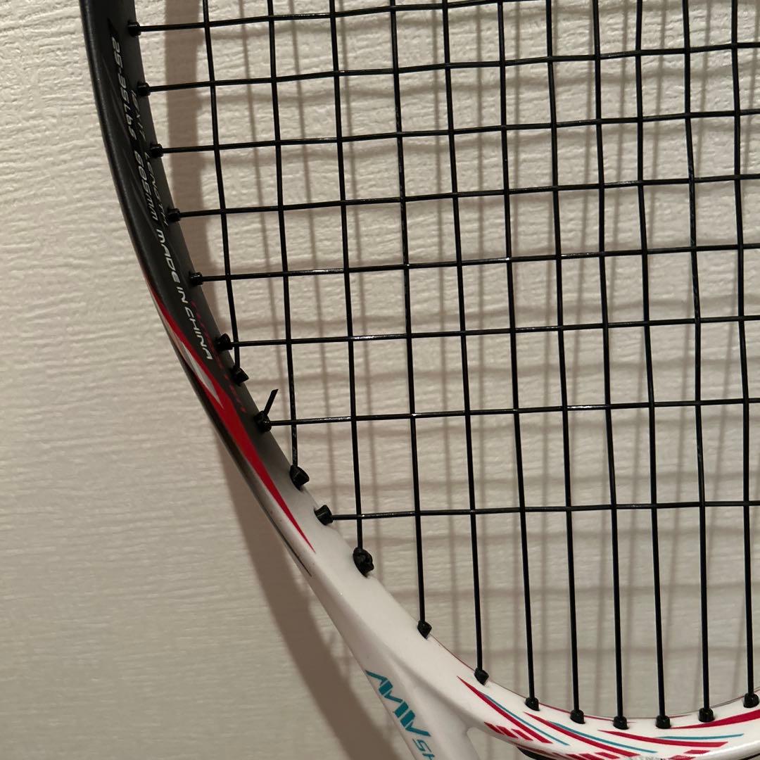 【極美品】ミズノ　スカッドPRO-R 0U 黒/白/赤　ソフトテニスラケット