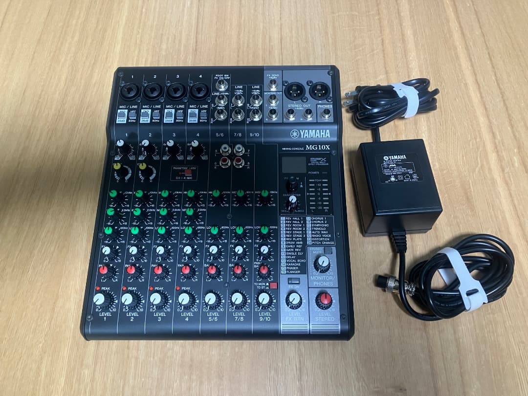 【新品同様】YAMAHA MG10X アナログミキサー