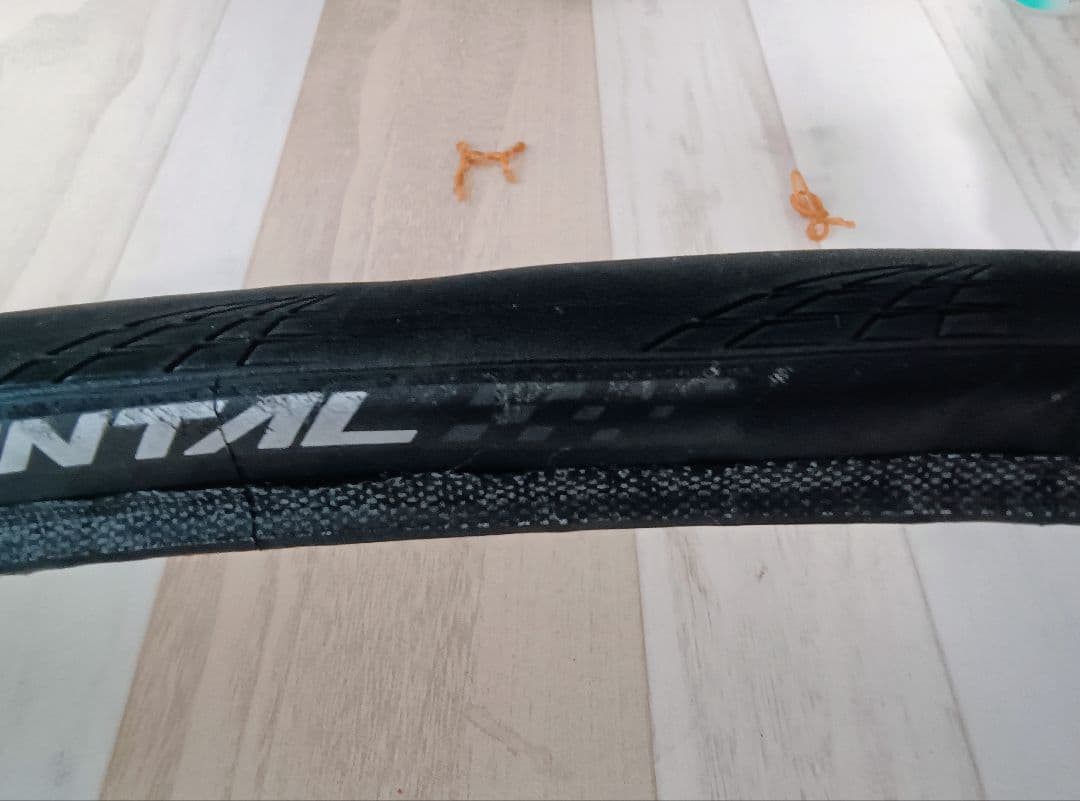 コンチネンタル GP5000 25C クリンチャー 走行少な目2本＋おまけ１本