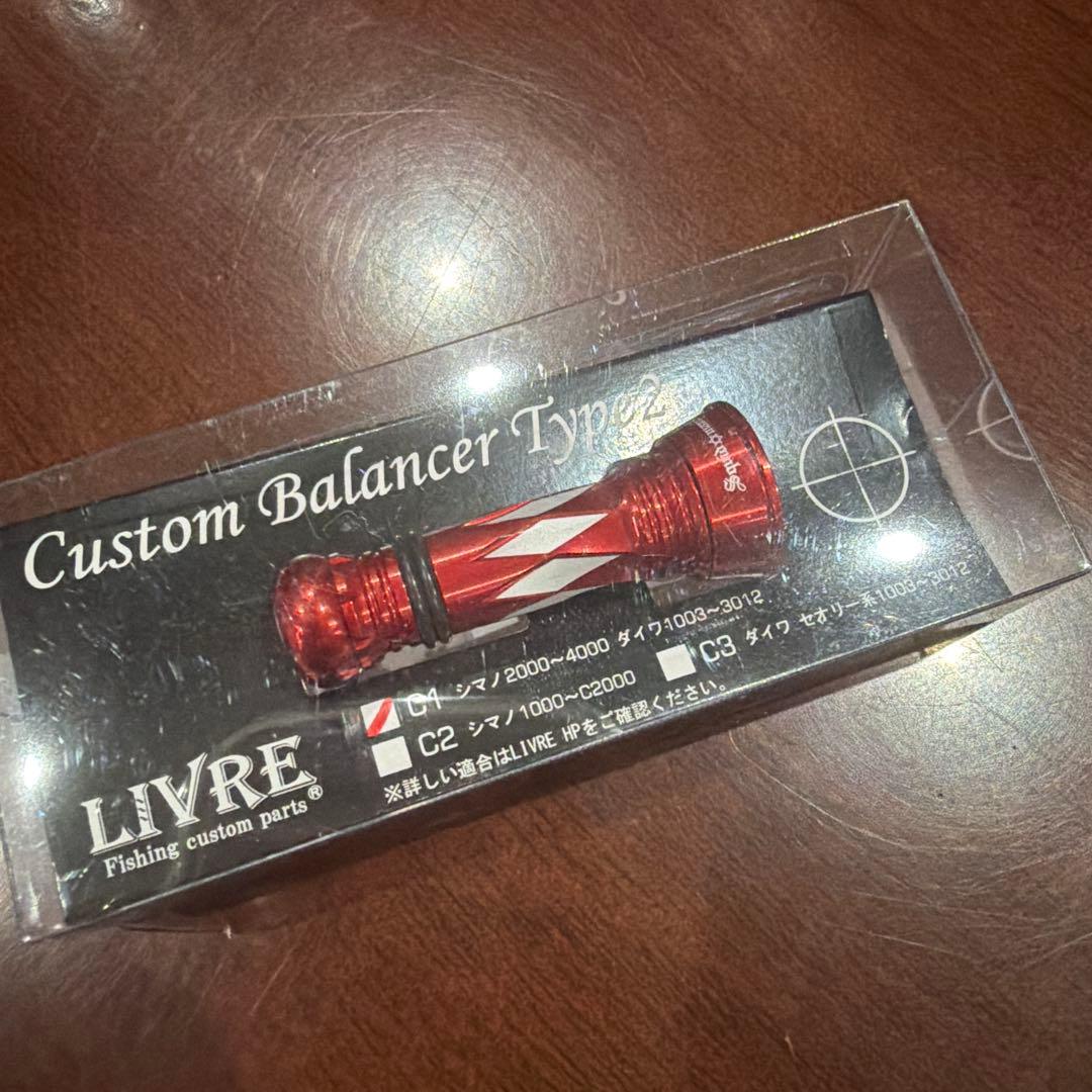 スクイッドマニア　カスタムバランサー　リールスタンド　オールレッド