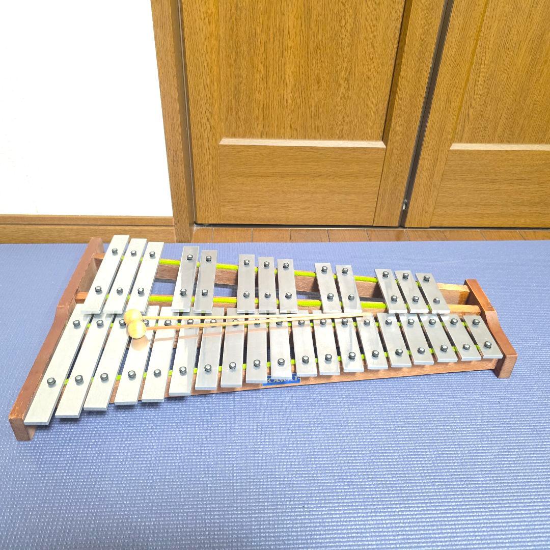【247】KAWAI　グロッケン　鉄琴　32音　河合楽器　カワイ　 【匿名配送】