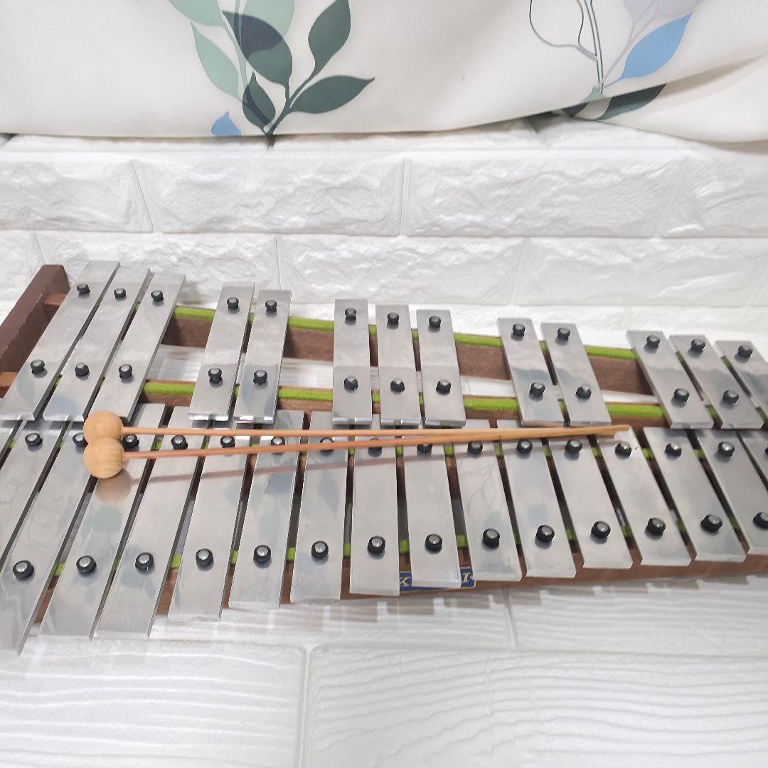 【247】KAWAI　グロッケン　鉄琴　32音　河合楽器　カワイ　 【匿名配送】
