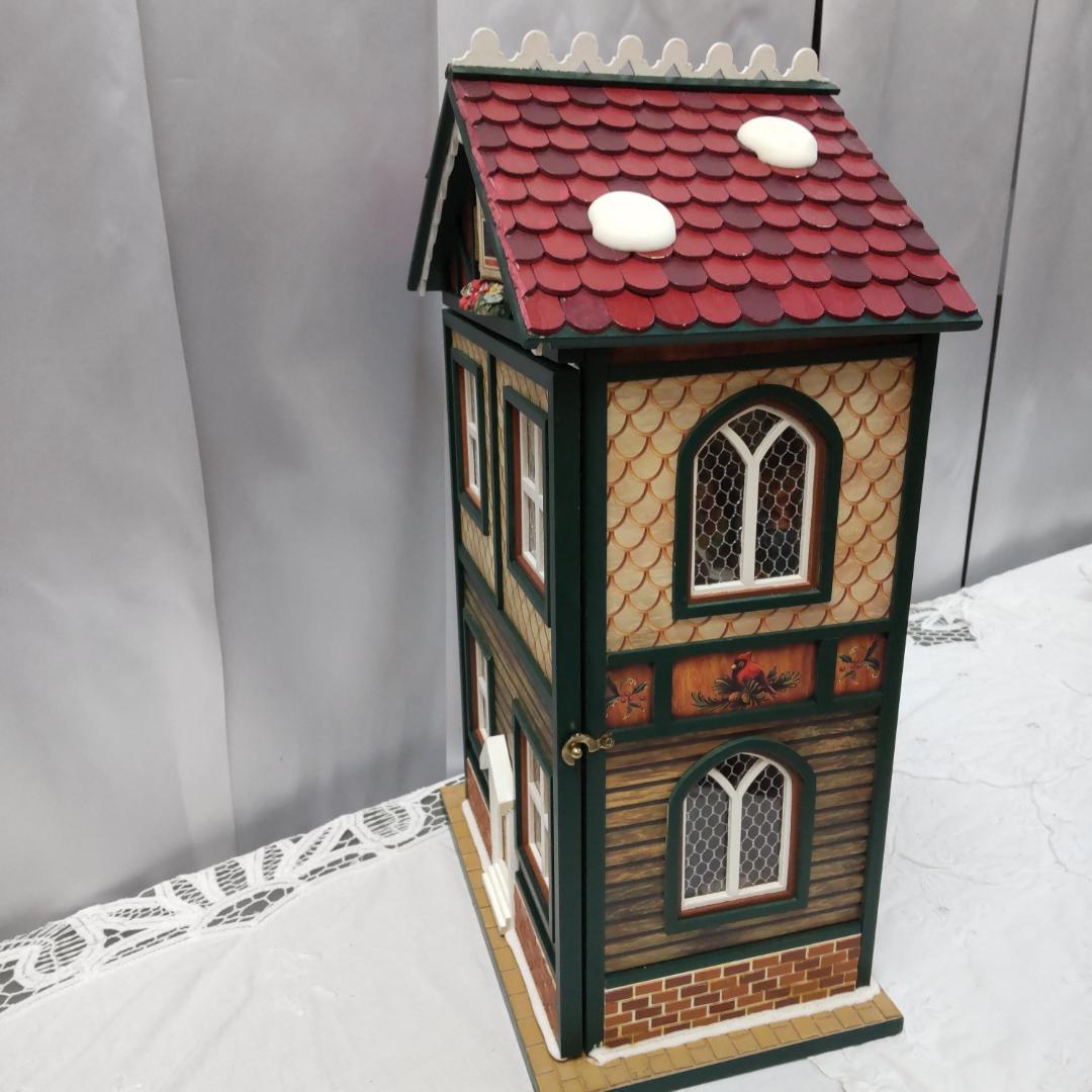 ハウス型オルゴール　新品訳アリ　ドールハウス　ミニチュア　クリスマス　ジオラマ