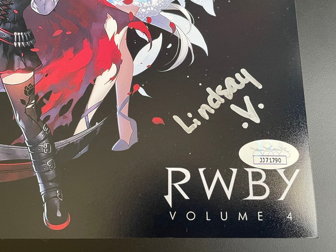 RWBY 直筆サイン入りミニポスター　JSA認定書付き　⑤