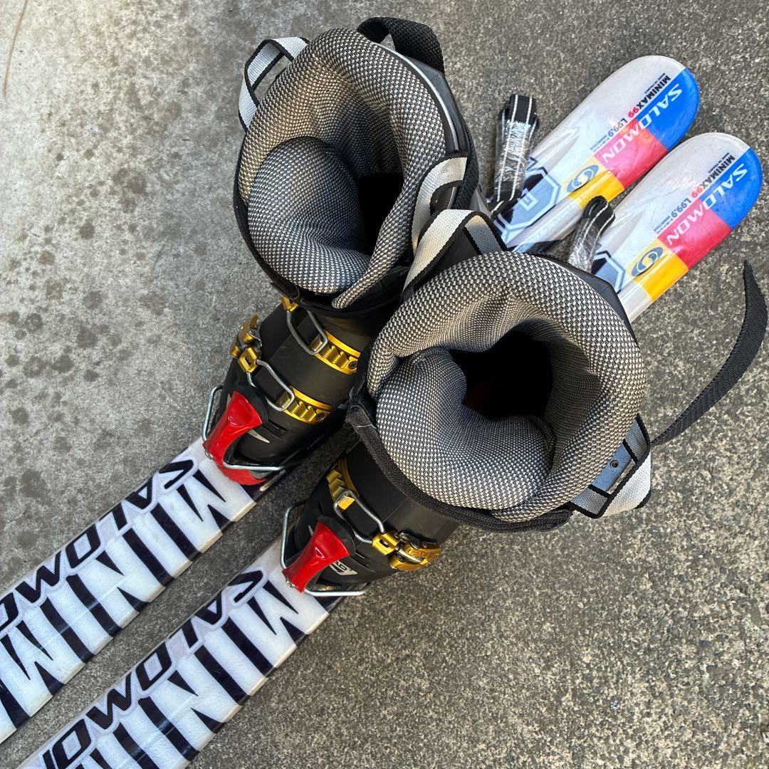 サロモン　ミニマックス　ショートスキー　ヘッド　ブーツ　24センチ