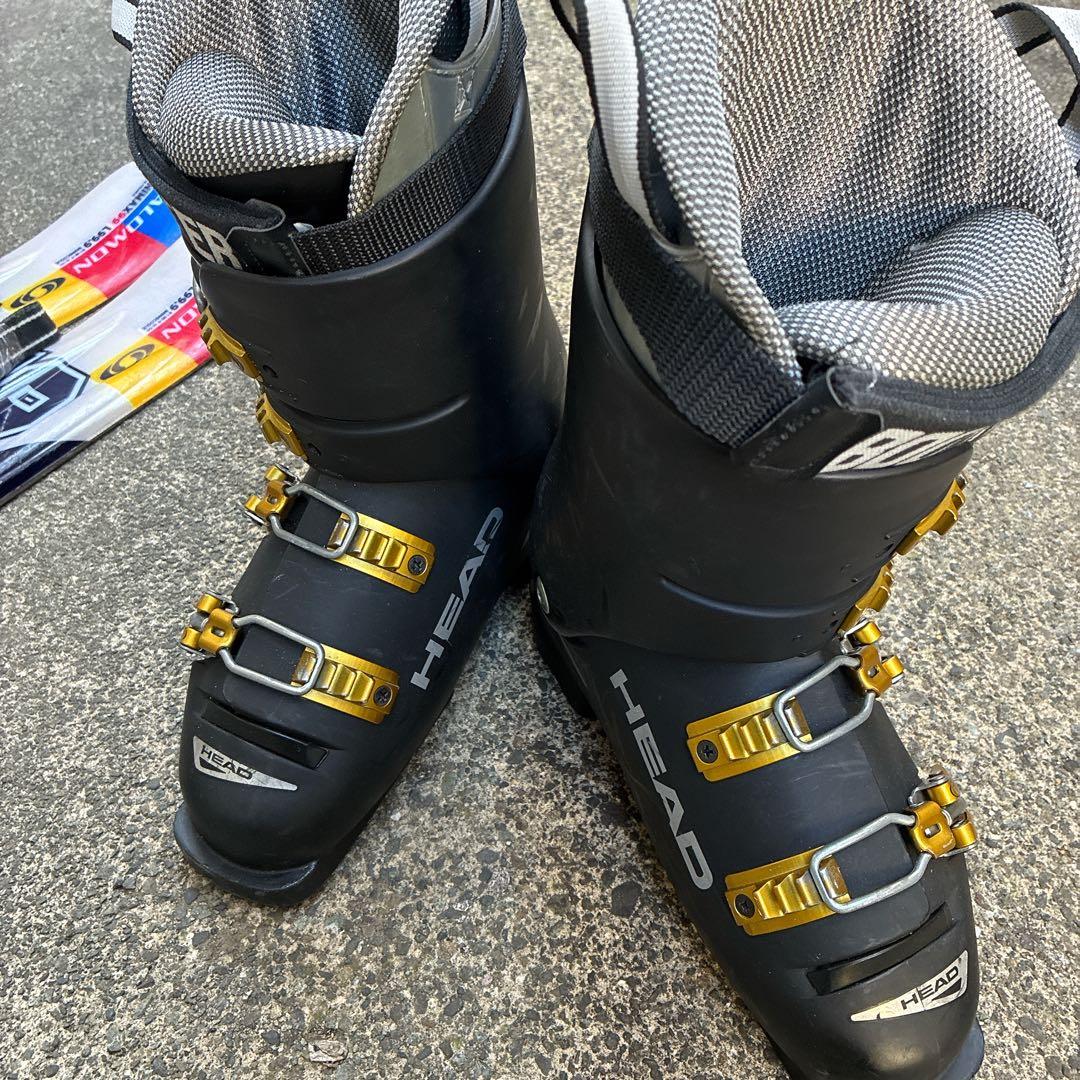 サロモン　ミニマックス　ショートスキー　ヘッド　ブーツ　24センチ