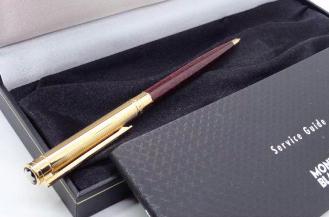 モンブラン　★未使用に近い金運強運ナポレオン愛用のレッドメノウ★ノブレス・ドゥエ