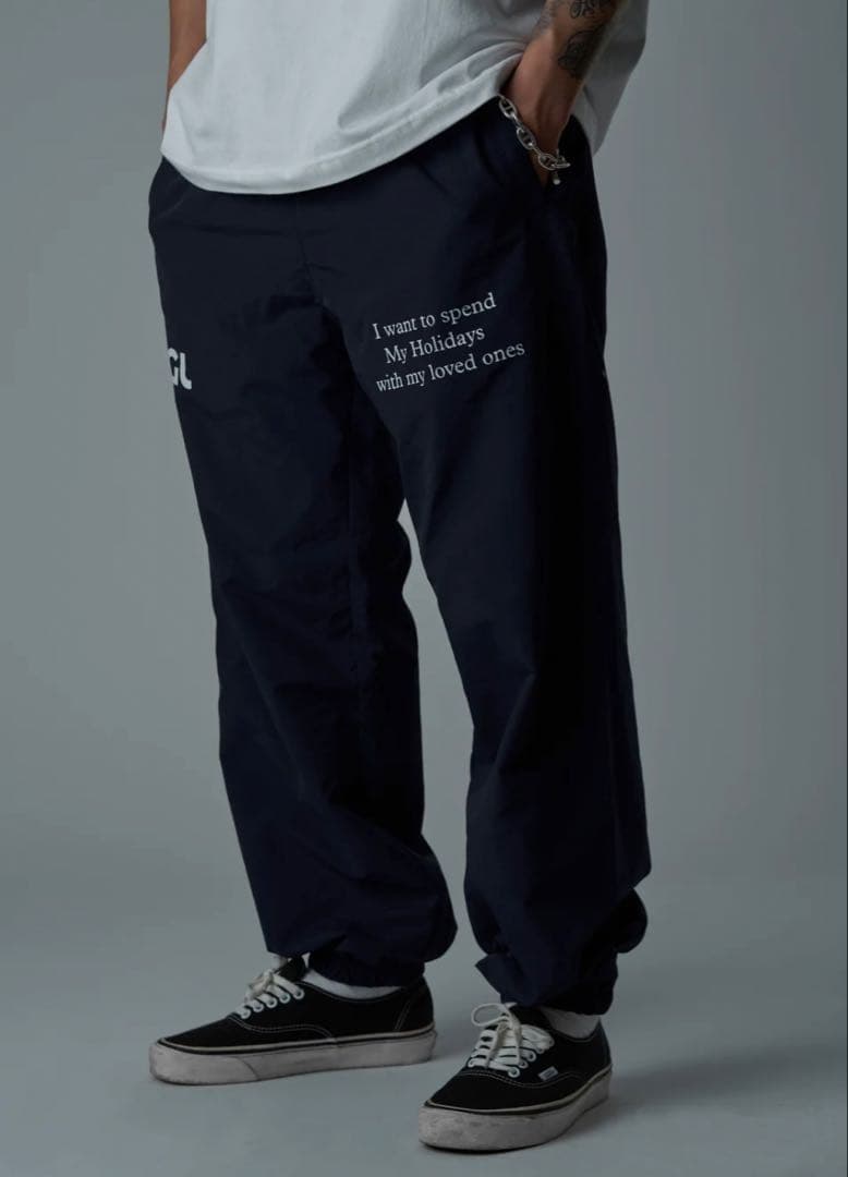 美品 SUN GALLERYネイビー セットアップジャケット・パンツ