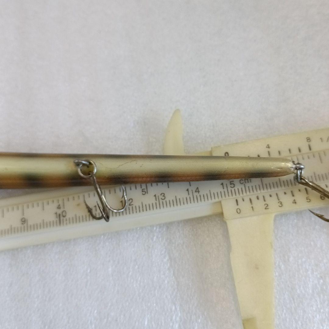 ナベミノー　約15センチ　ハンドメイドルアー　バルサミノー　オールドルアー