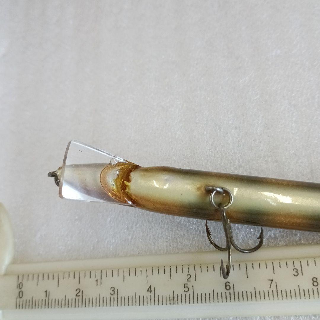 ナベミノー　約15センチ　ハンドメイドルアー　バルサミノー　オールドルアー