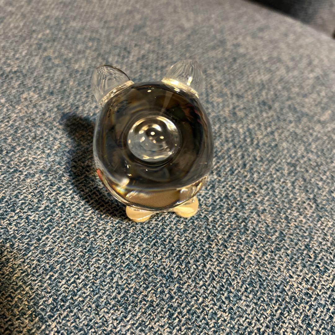美品　希少　Baccarat クリスタル豚の置物　廃盤モデル　箱無し
