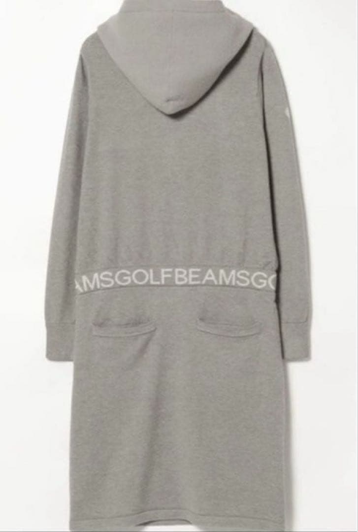 BEAMS GOLF PUPPLE LABELパーカー ニット ワンピース