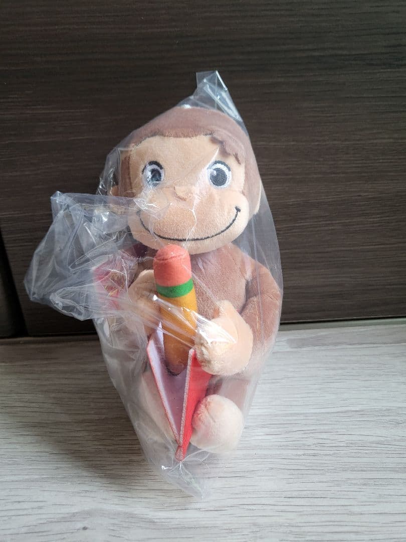 おさるのジョージぬいぐるみ大中小、フィギュアセット 新品未使用豪華4点セット