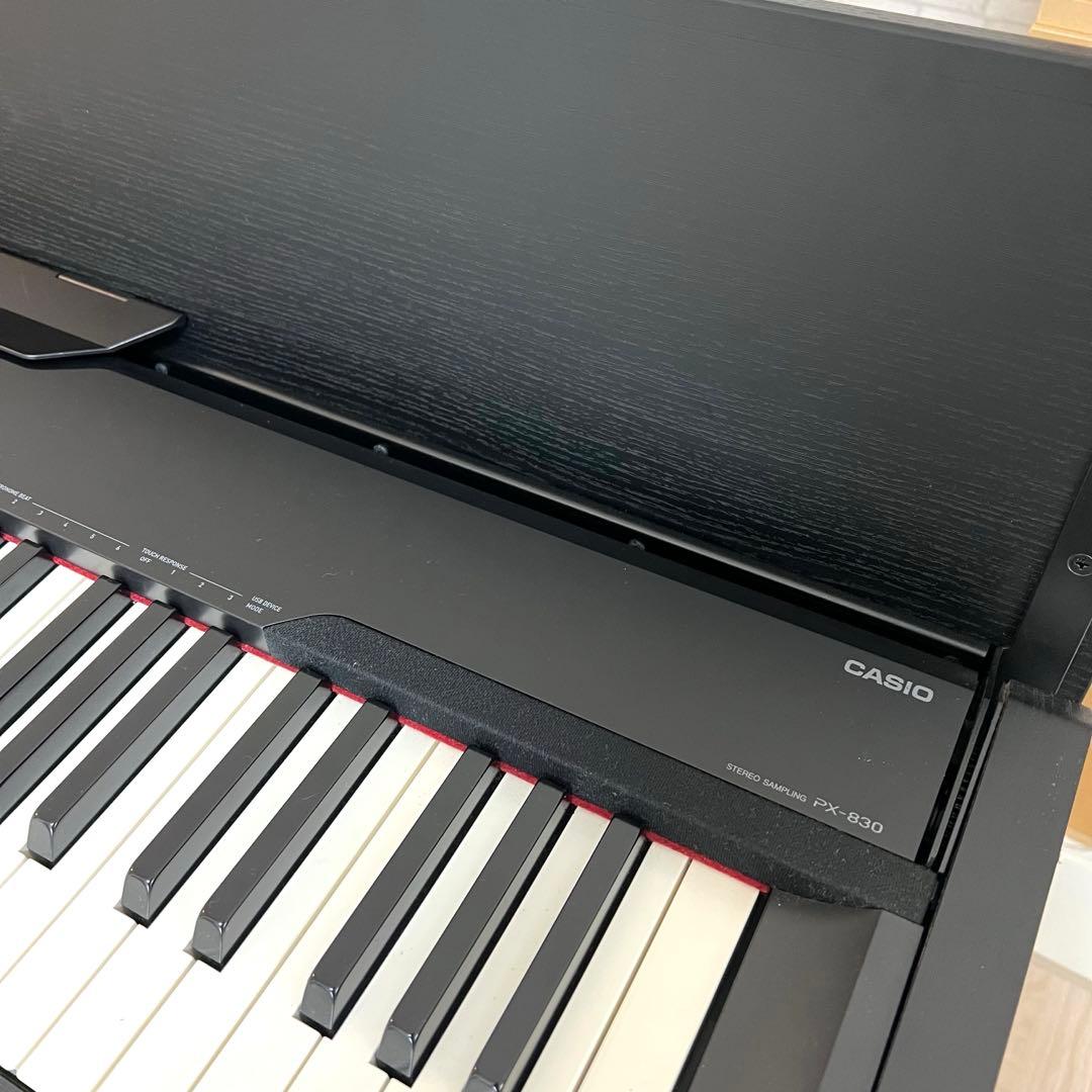 CASIO PX-830 ブラック 電子ピアノ 椅子付き