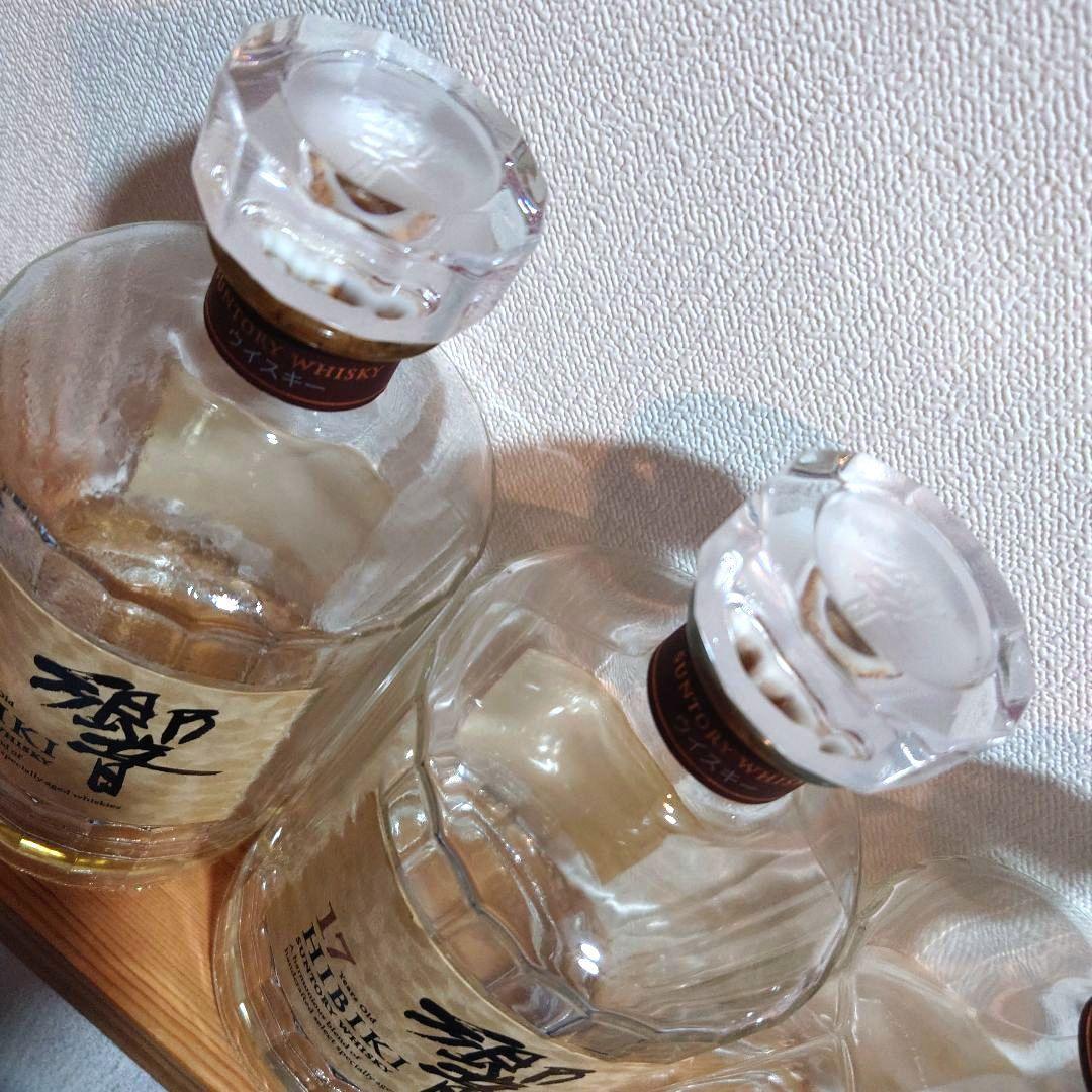 SUNTORY【響17年　3本】【響21年　1本】　空瓶