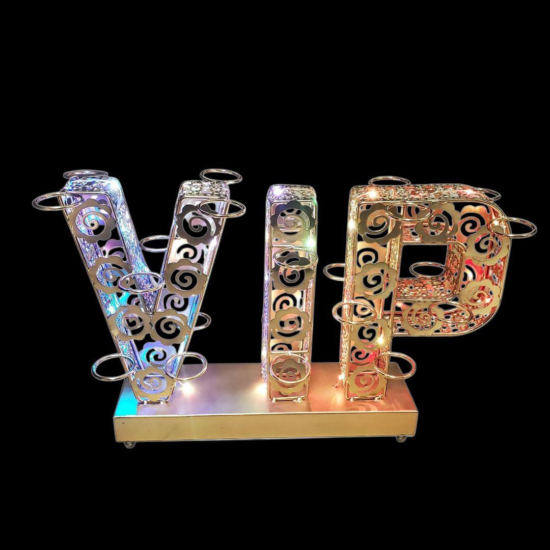 テキーラ観覧車 LEDワインラック VIP電飾スタンド カクテルホルダー 照明