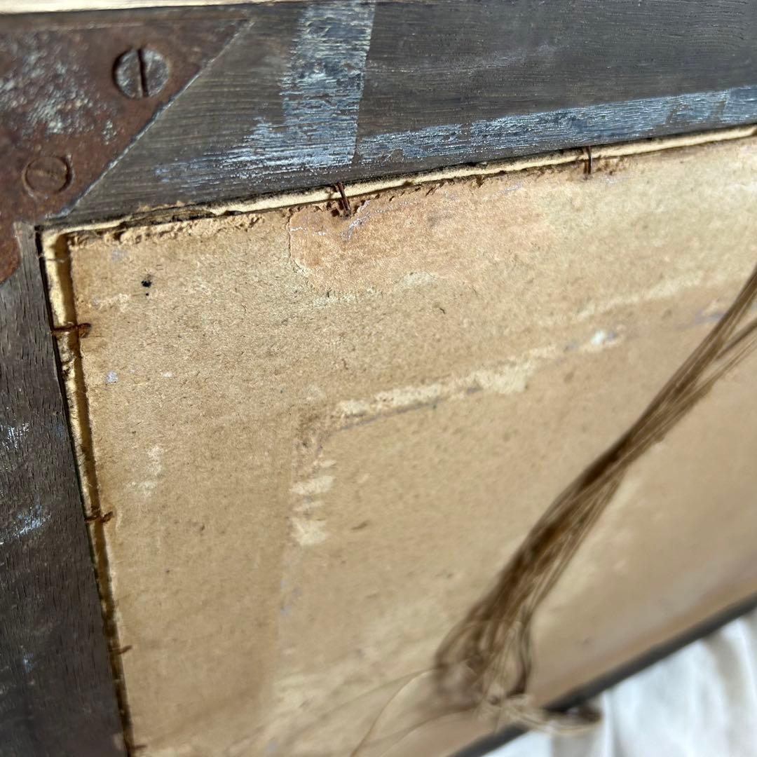 フランスアンティーク　フレデリックモーガン　リトグラフ　絵画　壁掛け　額装品